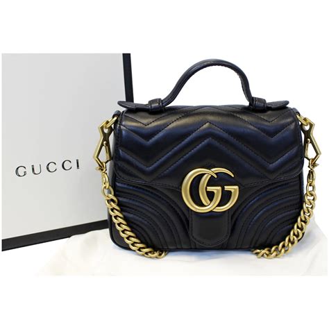 gucci marmont top handle replica|gucci marmont top handle small.